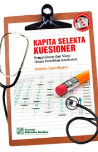 Image of Kapita selekta Kuesioner