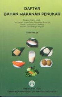 Image of Daftar Makanan Penukar, Edisi 3