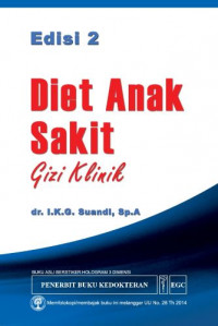 Image of Diet Anak Sakit: Gizi Klinik, Edisi 2