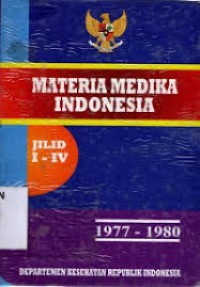 Image of Materia Medika Indonesia, jilid I-IV