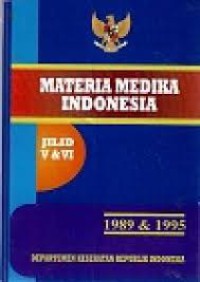 Image of Materia Medika Indonesia Jilid V & VI